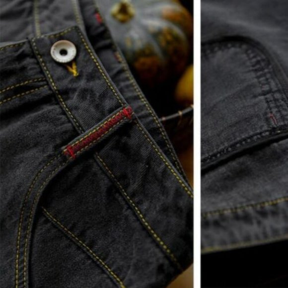 NWT  Denim Pants Loose Straight Wide Leg Jeans 90s style - petite - Picture 8 of 9